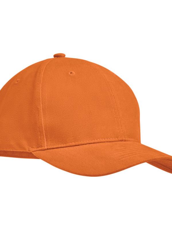 MO MO9643 - 6 panel baseball sapka 270g/m² - Narancssárga