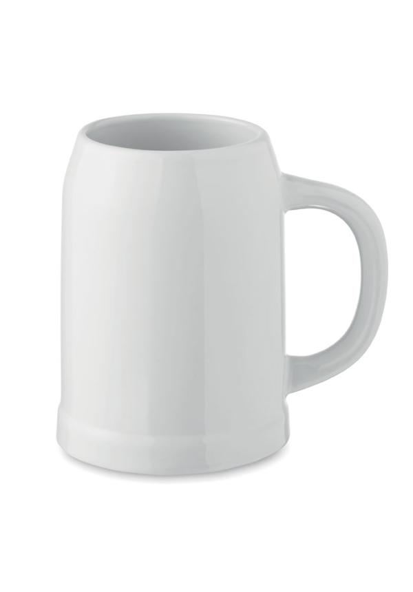 MO MO2406 - Szublimációs söröskorsó 500 ml - Fehér