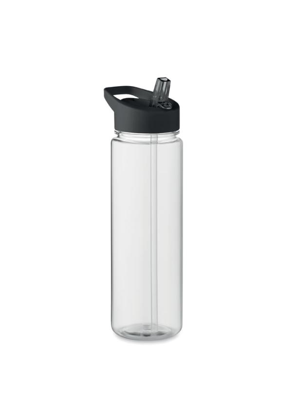 MO MO6467 - RPET palack PP fedéllel 650 ml - Fekete
