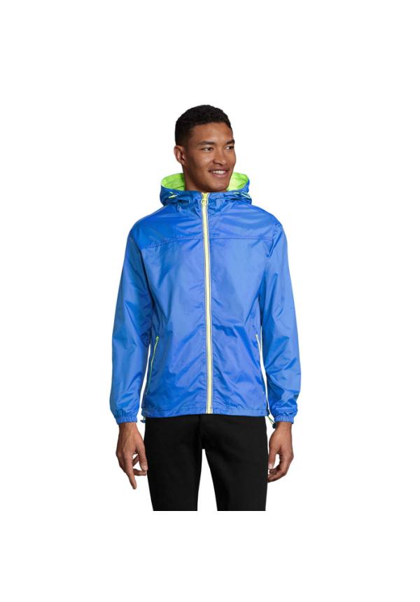 MO S01171 - SKATE LINED WINDBREAKER - Királykék/Neonsárga MO S01171 - SKATE LINED WINDBREAKER - Királykék/Neonsárga