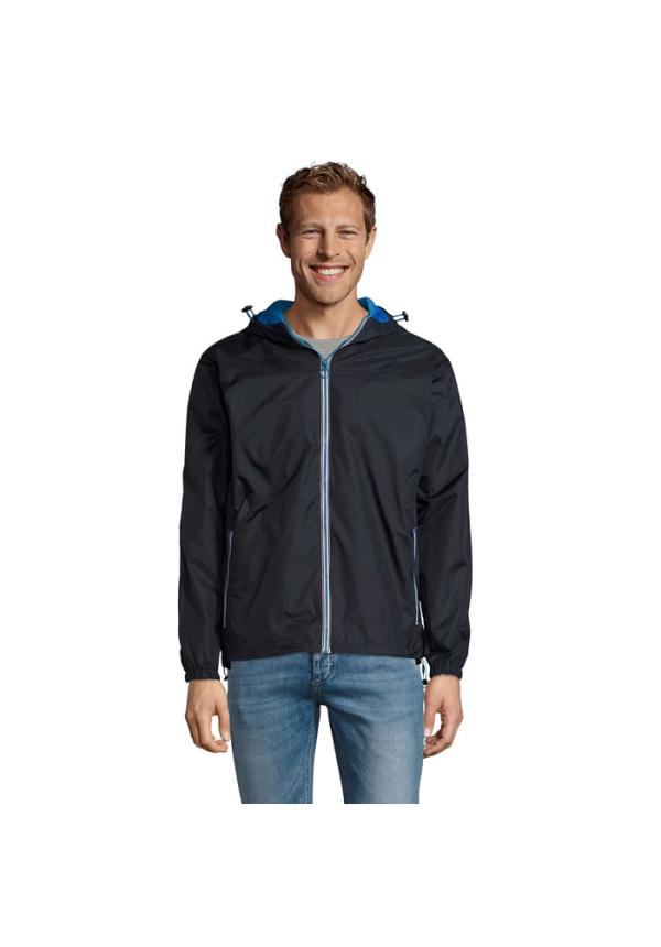 MO S01171 - SKATE LINED WINDBREAKER - Tengerészkék/Királykék MO S01171 - SKATE LINED WINDBREAKER - Tengerészkék/Királykék