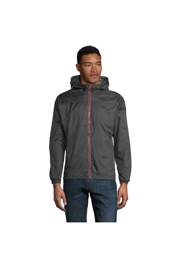 MO S01171 - SKATE LINED WINDBREAKER - Fekete/Sötétszürke MO S01171 - SKATE LINED WINDBREAKER - Fekete/Sötétszürke