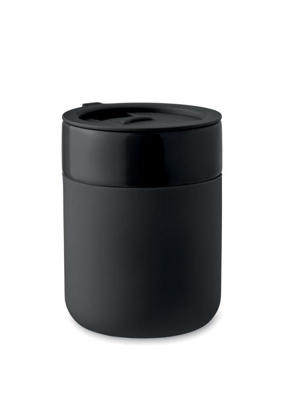 MO MO2528 - Kerámia pohár 330 ml - Fekete
