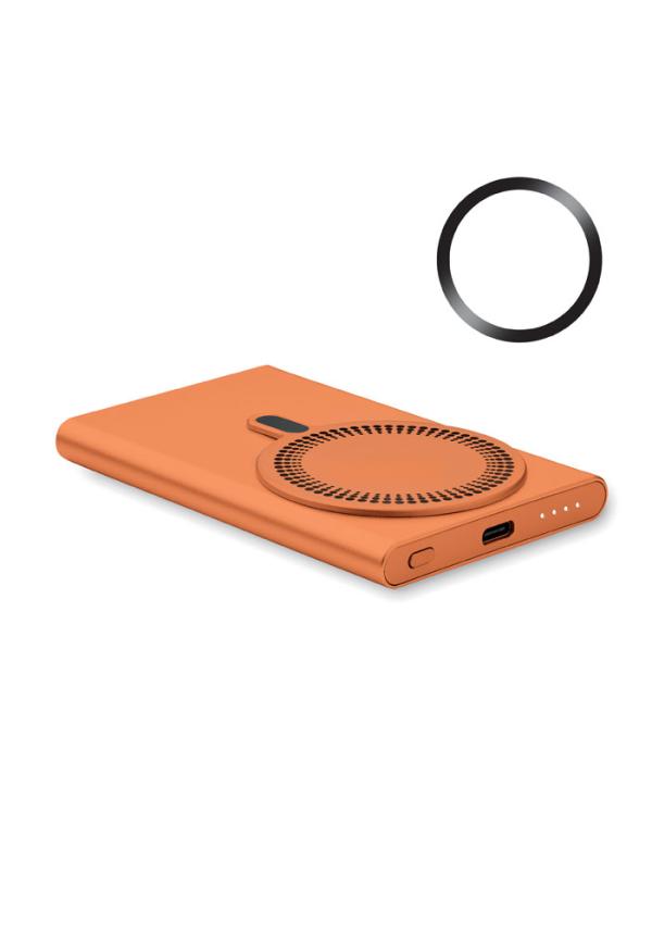 MO MO2442 - Vezeték nélkül töltő powerbank - Narancssárga MO MO2442 - Vezeték nélkül töltő powerbank - Narancssárga