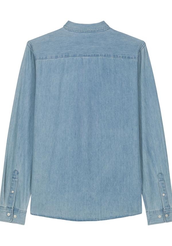 S STWM967 - Stanley Denim Shirt - Light Wash (C370) S STWM967 - Stanley Denim Shirt - Light Wash (C370)