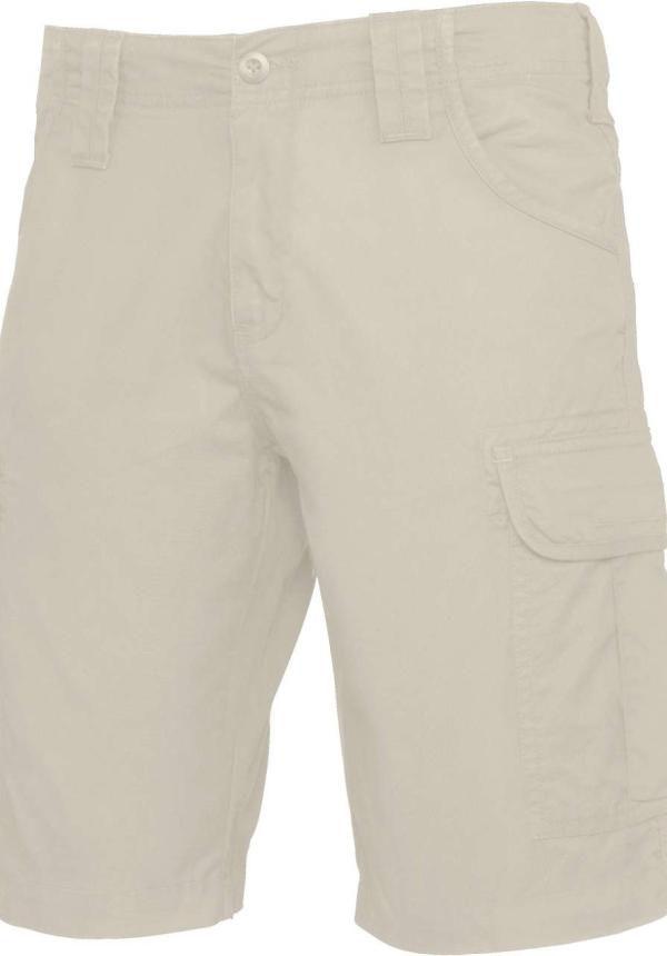 U KA766 - FÉRFI SOKZSEBES BERMUDA SHORT - Beige U KA766 - FÉRFI SOKZSEBES BERMUDA SHORT - Beige