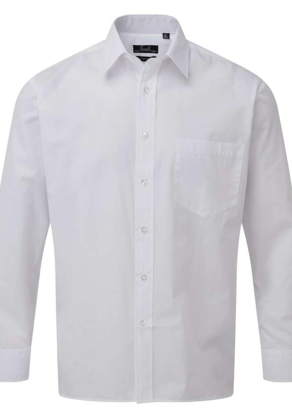 U PR200 - FÉRFI HOSSZÚ UJJÚ POPLIN ING - White U PR200 - FÉRFI HOSSZÚ UJJÚ POPLIN ING - White