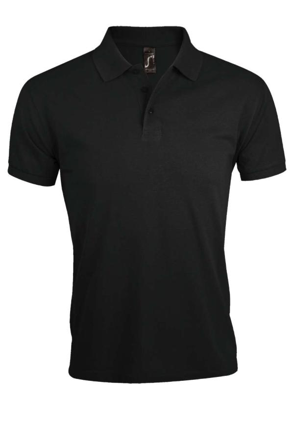 U SO00571 - SOL'S PRIME - FÉRFI POLYCOTTON PÓLÓING - Black
