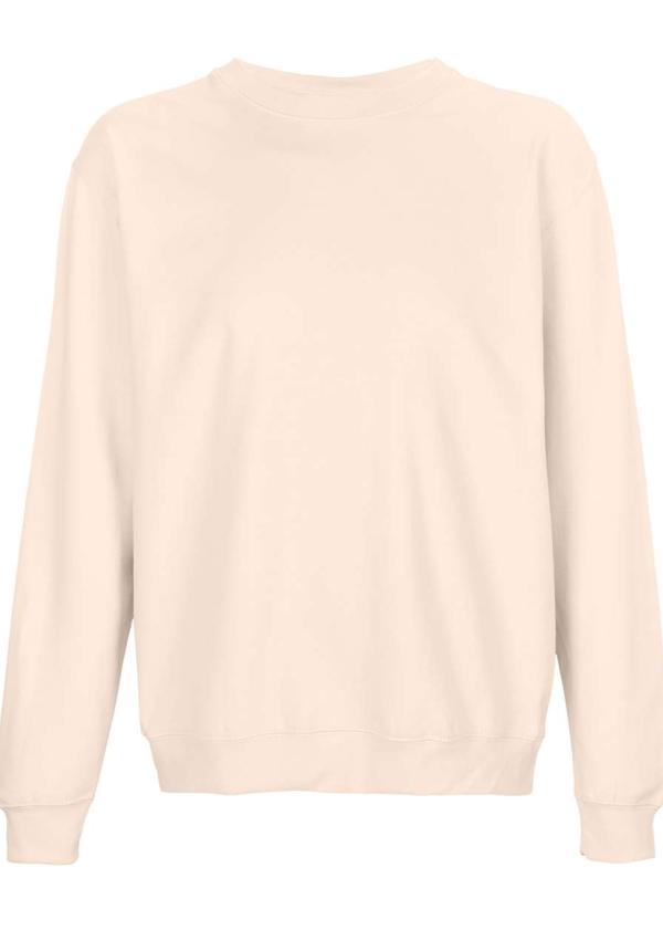 U SO04182-03814 - SOL'S COLUMBIA TUBE - UNISZEX KÖRNYAKAS PULÓVER - Creamy Pink