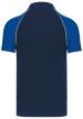 U KA226 - BASEBALL KONTRASZTOS GALLÉROS PÓLÓ - Navy/Royal Blue