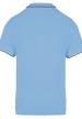 U KA250 - FÉRFI RÖVID UJJÚ GALLÉROS PÓLÓ - Sky Blue/Navy/White