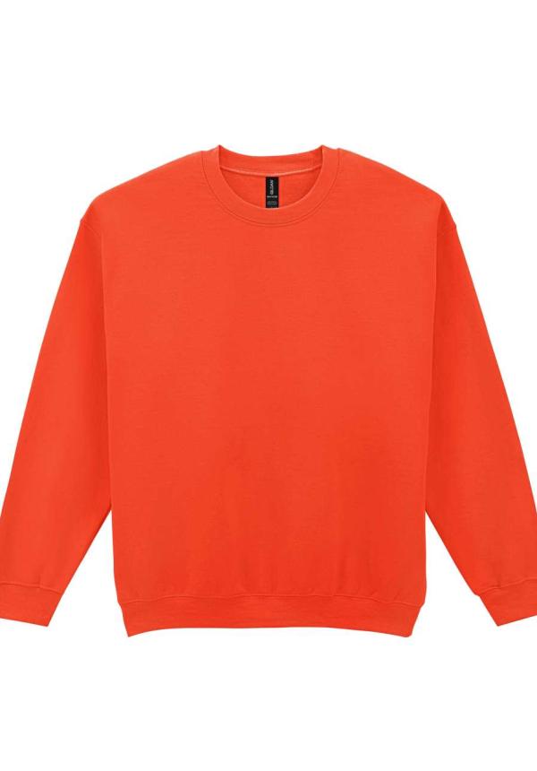 U GI18000 - HEAVY BLEND™ FELNŐTT KÖRNYAKAS PULÓVER - Orange