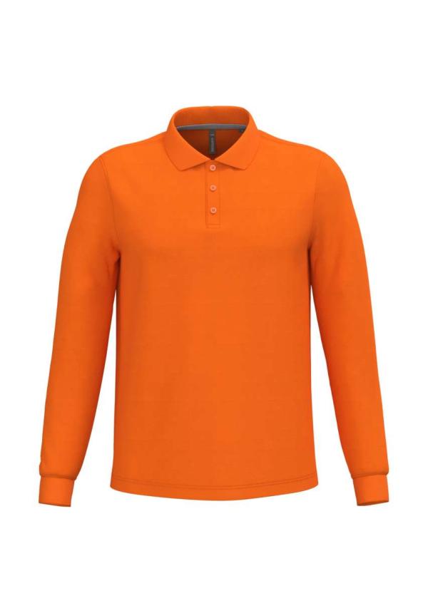 U KA243 - FÉRFI HOSSZÚ UJJÚ PIQUÉ GALLÉROS PÓLÓ - Orange U KA243 - FÉRFI HOSSZÚ UJJÚ PIQUÉ GALLÉROS PÓLÓ - Orange