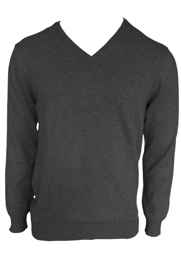 U LE950 - FÉRFI V-NYAKÚ FINOMKÖTÖTT PAMUT PULÓVER - Dark Melange Grey U LE950 - FÉRFI V-NYAKÚ FINOMKÖTÖTT PAMUT PULÓVER - Dark Melange Grey