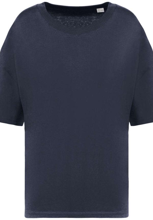 U NS313 - NŐI KÖRNYEZETBARÁT OVERSIZED PÓLÓ - Navy Blue