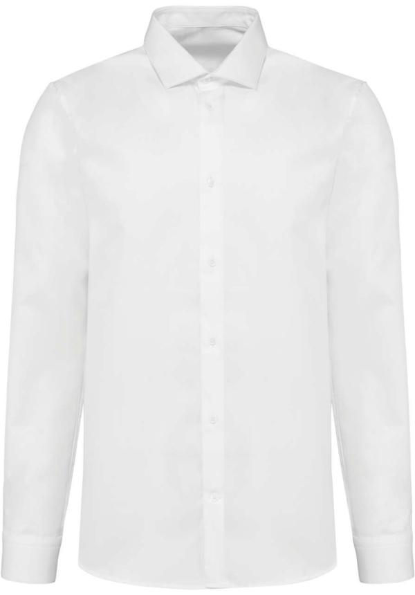 U PK506 - FÉRFI HOSSZÚ UJJÚ TWILL ING - White