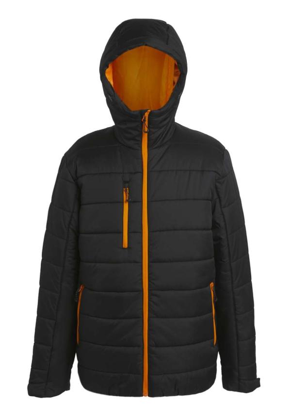 U RETRA241 - NAVIGATE THERMAL DZSEKI - Black/Orange Pop U RETRA241 - NAVIGATE THERMAL DZSEKI - Black/Orange Pop