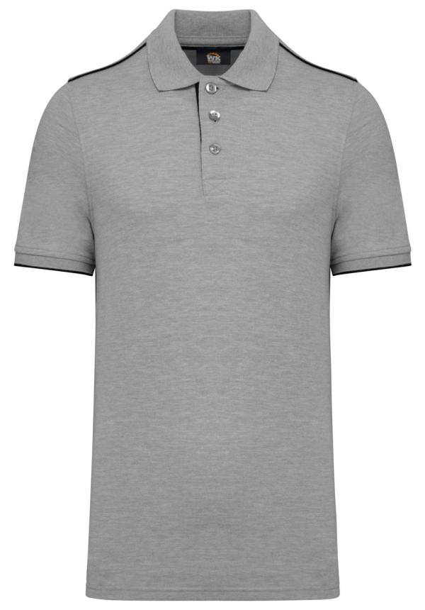 U WK270 - FÉRFI RÖVID UJÚ KONTRASZTOS DAYTODAY GALLÉROS PÓLÓ - Oxford Grey/Black U WK270 - FÉRFI RÖVID UJÚ KONTRASZTOS DAYTODAY GALLÉROS PÓLÓ - Oxford Grey/Black