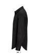 U SO01426 - SOL'S BLAKE MEN - HOSSZÚ UJJÚ STRETCH FÉRFI ING - Black