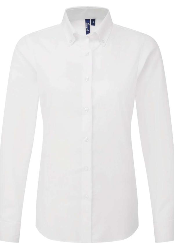 U PR384 - 'SUPREME' NŐI HOSSZÚ UJJÚ OXFORD ING - White U PR384 - 'SUPREME' NŐI HOSSZÚ UJJÚ OXFORD ING - White