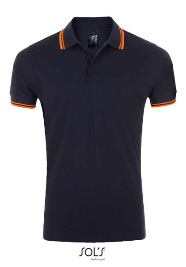 U SO00577 - SOL'S PASADENA - FÉRFI PÓLÓING - French Navy/Neon Orange U SO00577 - SOL'S PASADENA - FÉRFI PÓLÓING - French Navy/Neon Orange