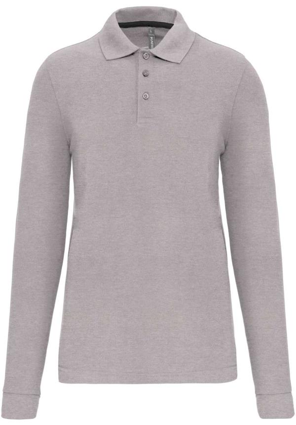 U WK276 - FÉRFI HOSSZÚ UJJÚ GALLÉROS PÓLÓ - Oxford Grey U WK276 - FÉRFI HOSSZÚ UJJÚ GALLÉROS PÓLÓ - Oxford Grey