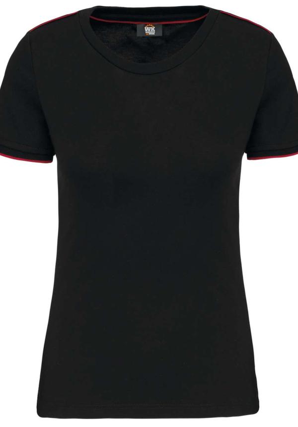 U WK3021 - NŐI RÖVID UJJÚ DAYTODAY PÓLÓ - Black/Red U WK3021 - NŐI RÖVID UJJÚ DAYTODAY PÓLÓ - Black/Red