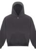 U AWJH125 - SIGNATURE HEAVYWEIGHT CIPZÁRAS KAPUCNIS PULÓVER - Solid Charcoal