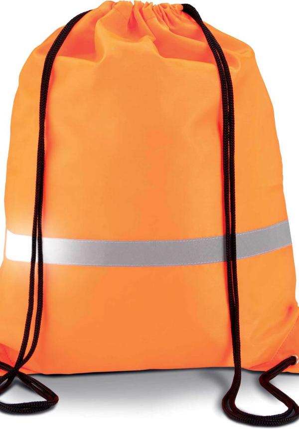 U KI0109 - HÚZÓZSINÓROS HÁTIZSÁK - Fluorescent Orange