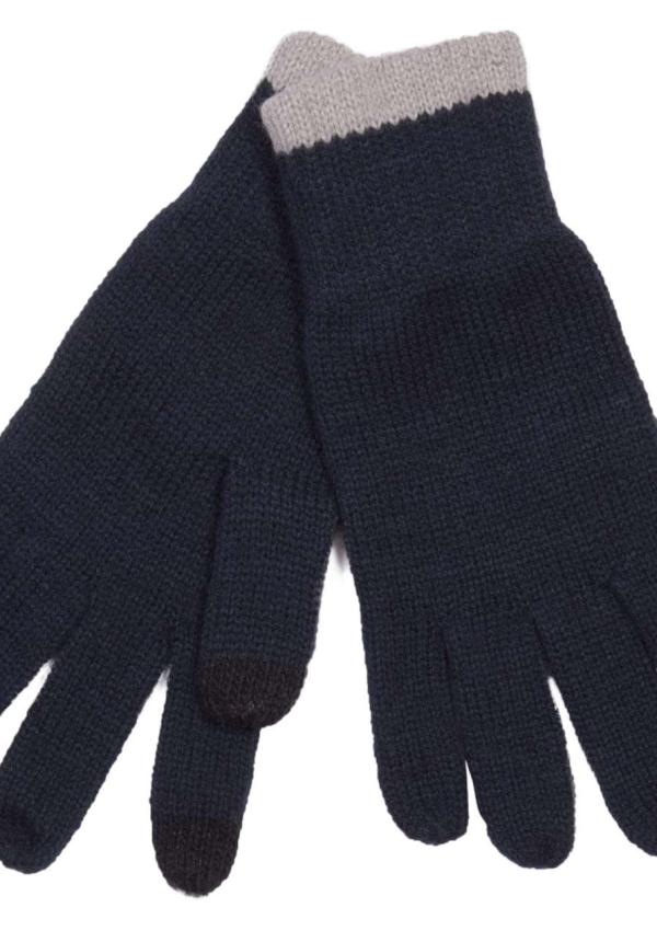 U KP425 - KÖTÖTT KESZTYŰ - Navy/Light Grey