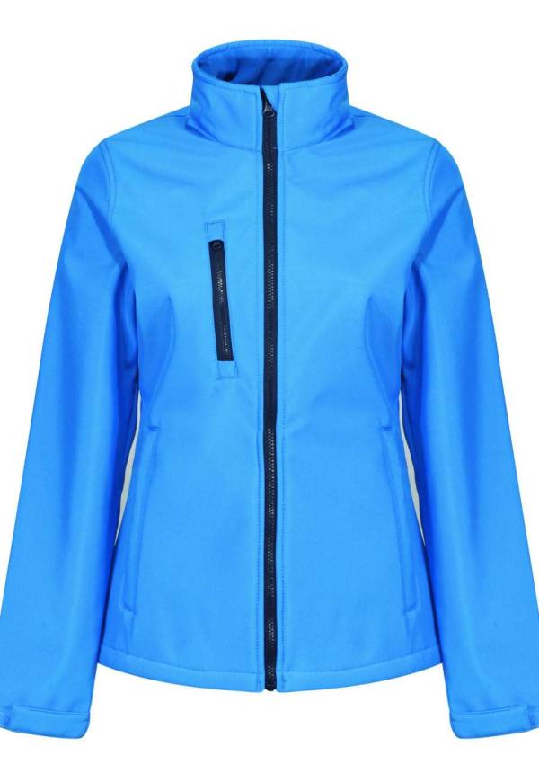 U RETRA613 - ABLAZE 3 RÉTEGŰ NYOMTATHATÓ NŐI SOFTSHELL DZSEKI - French Blue/Navy