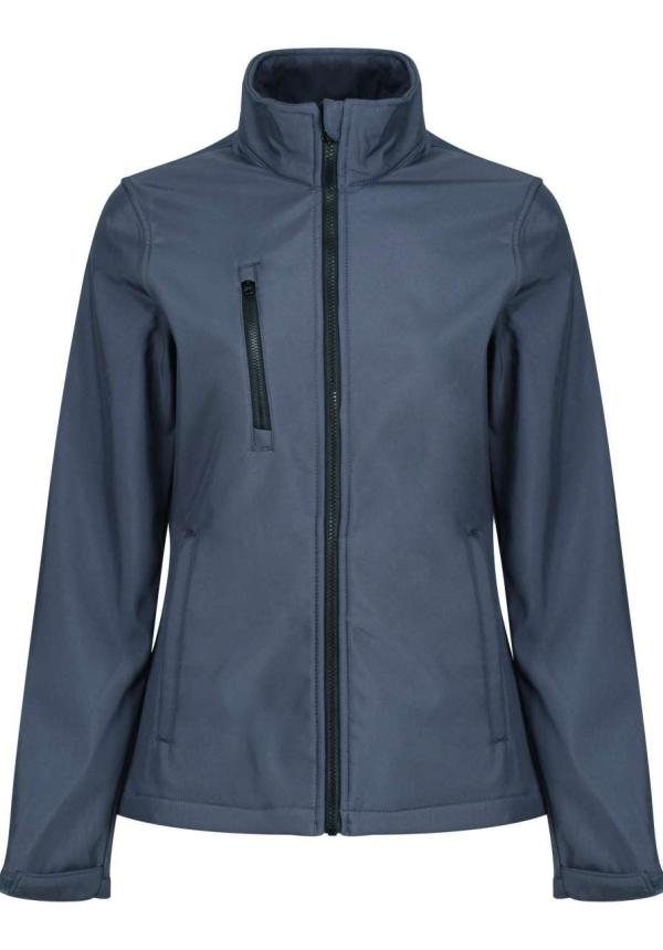 U RETRA613 - ABLAZE 3 RÉTEGŰ NYOMTATHATÓ NŐI SOFTSHELL DZSEKI - Seal Grey/Black