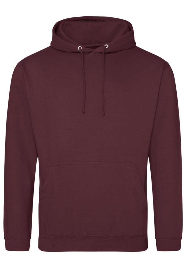 U AWJH001 - COLLEGE KAPUCNIS PULÓVER - Burgundy Smoke U AWJH001 - COLLEGE KAPUCNIS PULÓVER - Burgundy Smoke