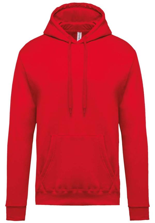 U KA476 - FÉRFI KAPUCNIS PULÓVER - Red