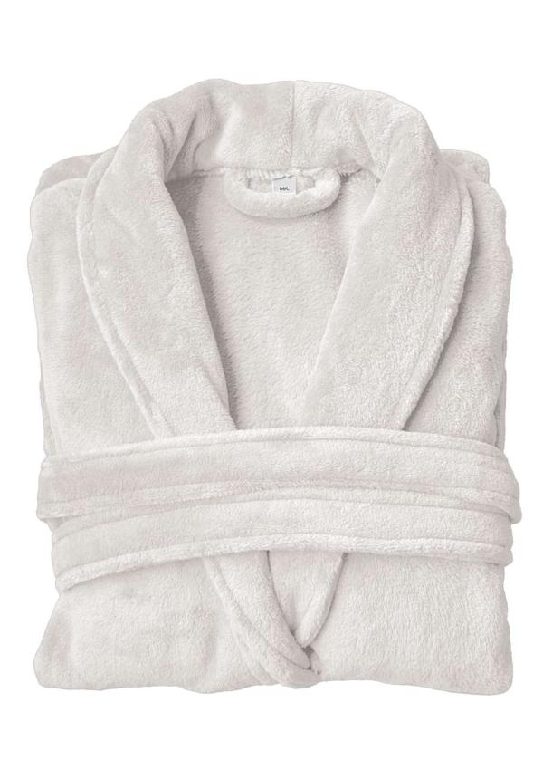 U OLCB2600 - OLIMA CORAL FLEECE FÜRDŐKÖPENY - Stone