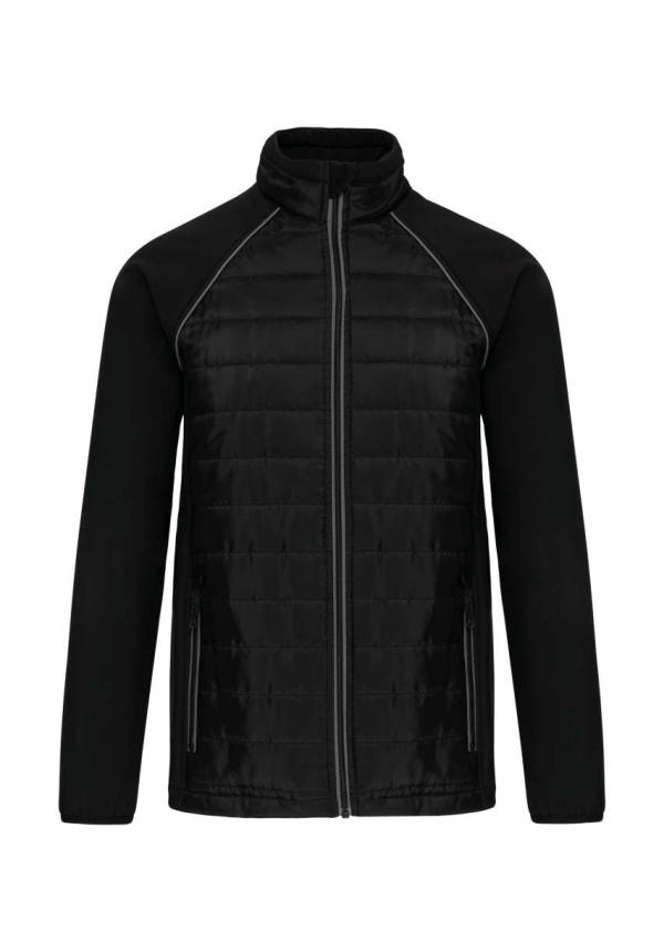 U WK6147 - UNISZEX DAYTODAY DZSEKI KÉTFÉLE ANYAGBÓL - Black/Silver U WK6147 - UNISZEX DAYTODAY DZSEKI KÉTFÉLE ANYAGBÓL - Black/Silver