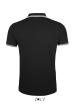 U SO00577 - SOL'S PASADENA - FÉRFI PÓLÓING - Black/White U SO00577 - SOL'S PASADENA - FÉRFI PÓLÓING - Black/White