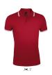U SO00577 - SOL'S PASADENA - FÉRFI PÓLÓING - Red/White U SO00577 - SOL'S PASADENA - FÉRFI PÓLÓING - Red/White
