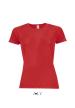 U SO01159 - SOL'S SPORTY - NŐI RAGLAN UJJÚ PÓLÓ - Red
