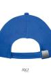 U SO88100 - SOL'S BUFFALO - 6 PANELES SAPKA - Royal Blue/White