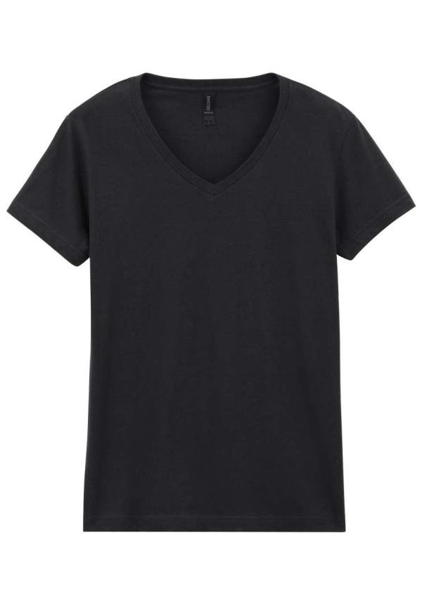 U GIL64V00 - SOFTSTYLE™ NŐI V-NYAKÚ PÓLÓ - Black U GIL64V00 - SOFTSTYLE™ NŐI V-NYAKÚ PÓLÓ - Black