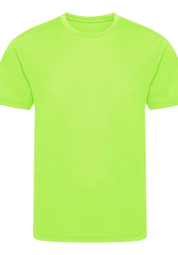 U JC201J - GYERMEK ÚJRAHASZNOSÍTOTT COOL PÓLÓ - Electric Green