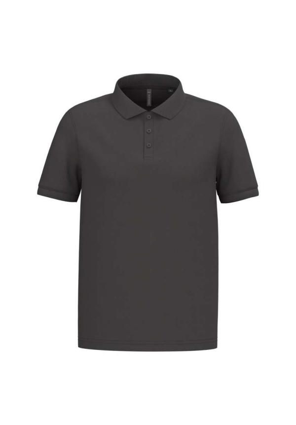 U KA254 - FÉRFI PIQUÉ RÖVID UJJÚ GALLÉROS PÓLÓ - Dark Grey
