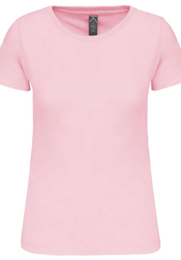 U KA3026IC - BIO150IC KÖRNYAKAS NŐI PÓLÓ - Pale Pink