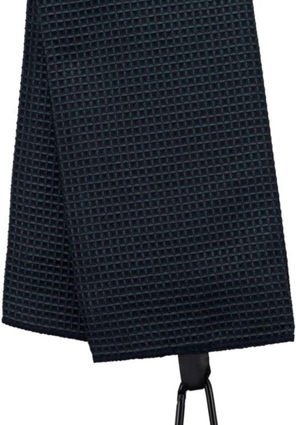 U PA579 - WAFFLE GOLF TÖRÖLKÖZŐ - Black