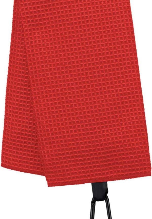 U PA579 - WAFFLE GOLF TÖRÖLKÖZŐ - Red