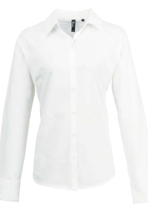 U PR334 - NŐI HOSSZÚ UJJÚ 'SIGNATURE' OXFORD BLÚZ - White U PR334 - NŐI HOSSZÚ UJJÚ 'SIGNATURE' OXFORD BLÚZ - White
