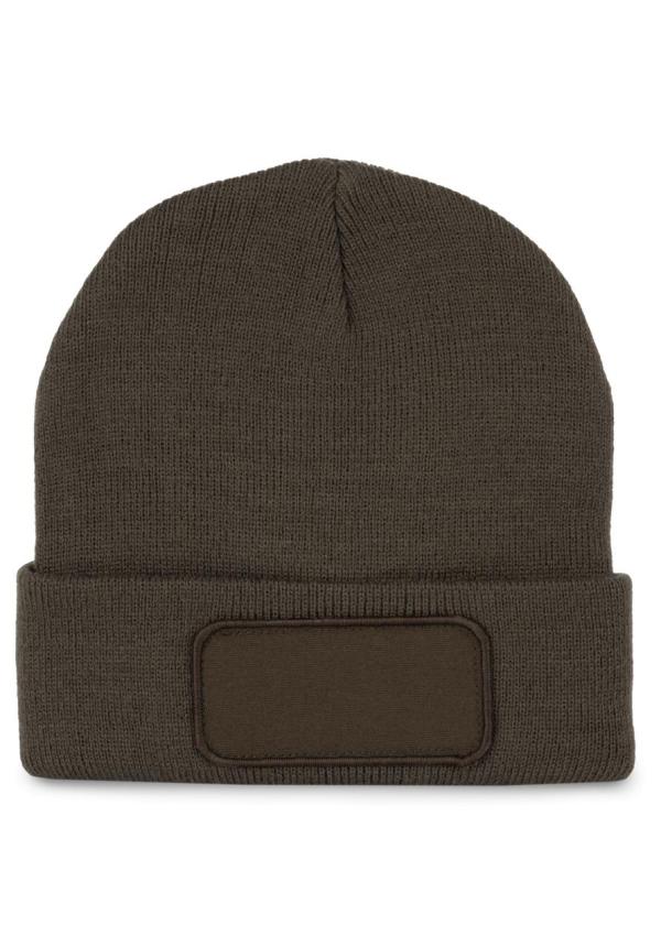 U KP895 - KÖTÖTT SAPKA FELVARRÓVAL - Dark Khaki