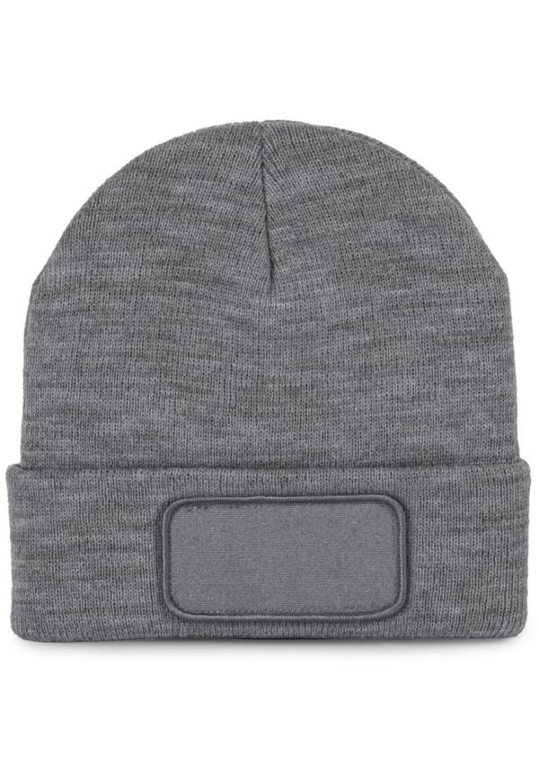 U KP895 - KÖTÖTT SAPKA FELVARRÓVAL - Oxford Grey
