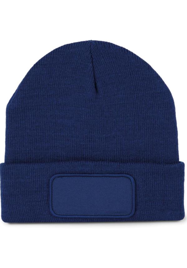 U KP895 - KÖTÖTT SAPKA FELVARRÓVAL - Royal Blue